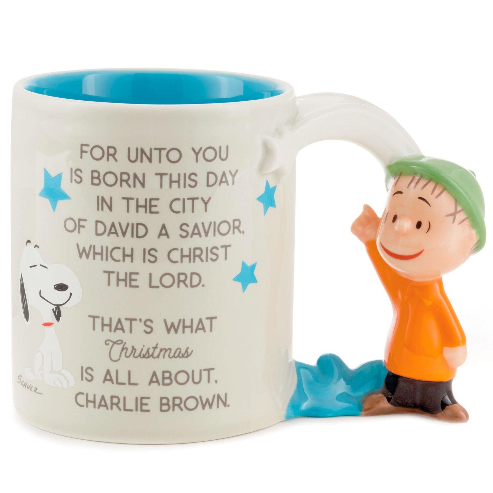 Peanuts® Linus Nativity Speech Sculpted Mug, 12 oz.