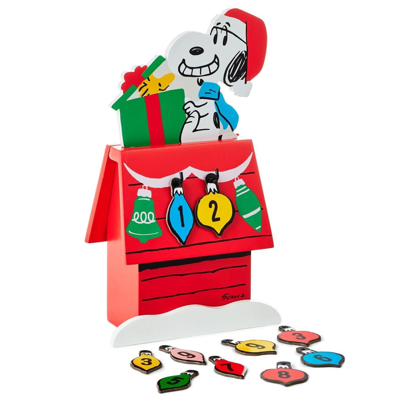 Peanuts® Snoopy on Doghouse Christmas Countdown Calendar