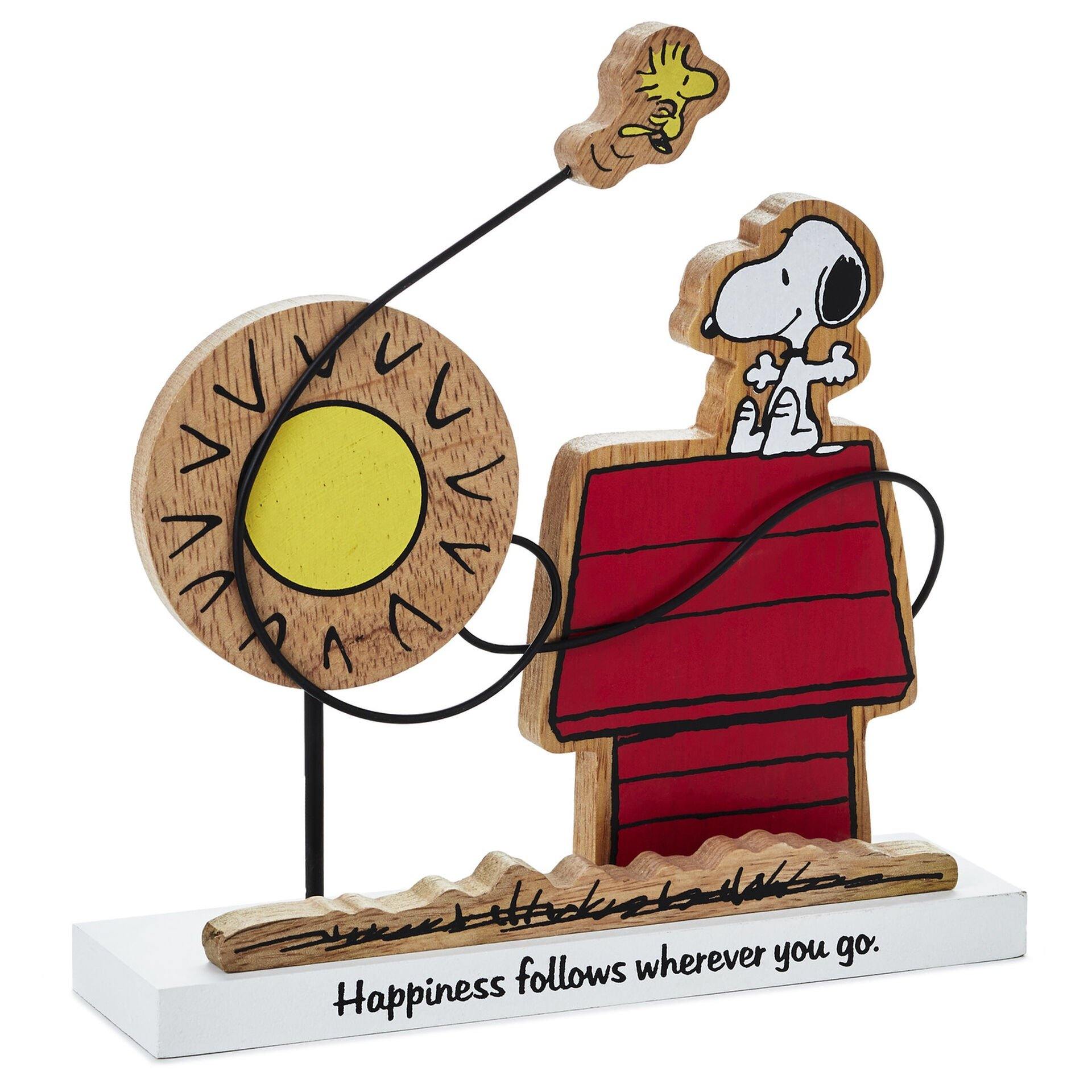 Peanuts Snoopy and Woodstock Happiness Figurine, 6.5"