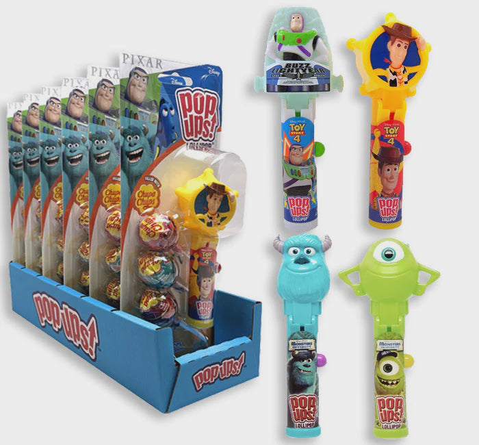 Pixar Pop-Ups Sucker Holder Blister Pack - Pixar 1pc