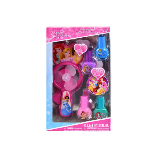 PRINCESS 4 PK POLISH WITH FAN IN A BOX