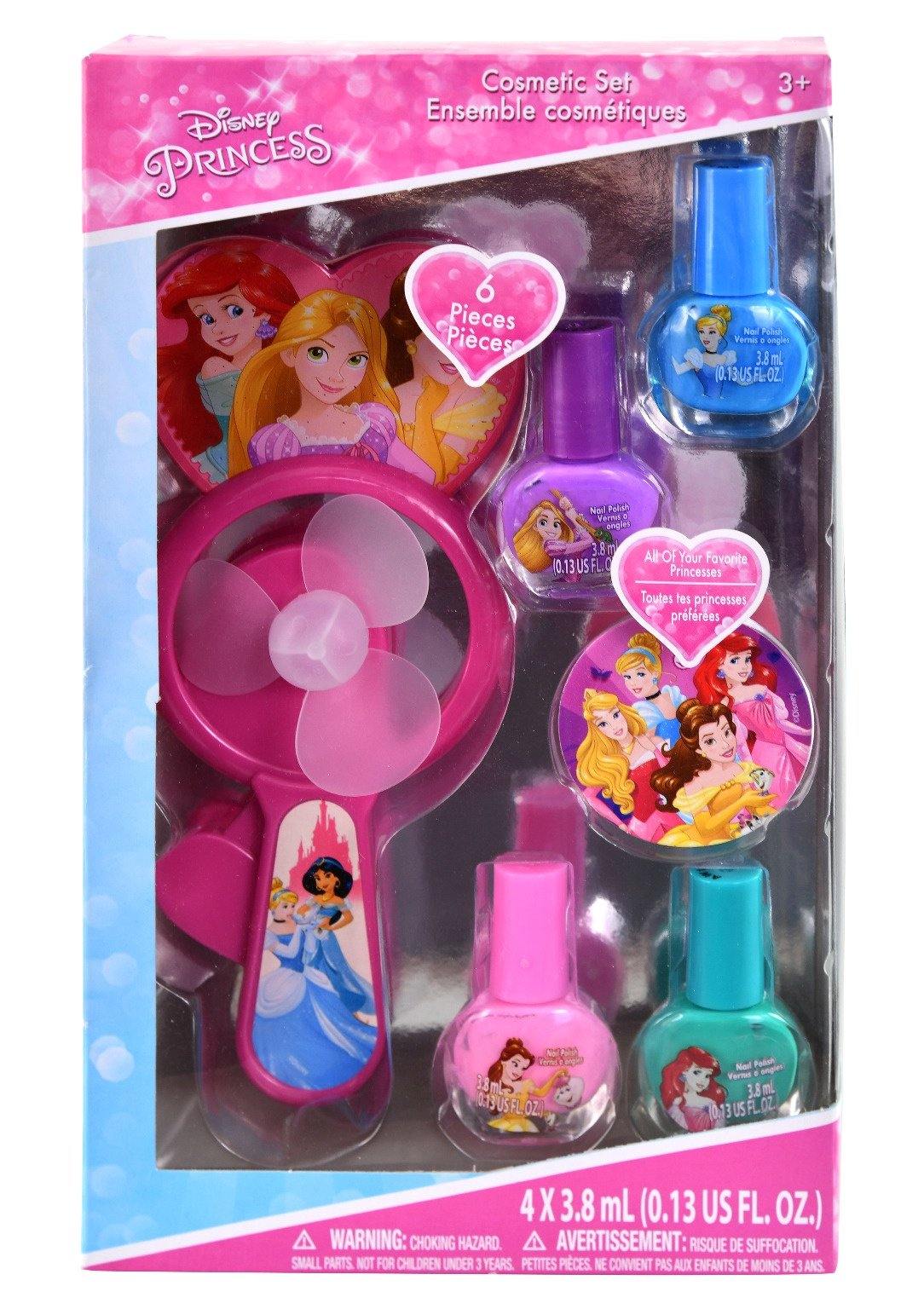 PRINCESS 4 PK POLISH WITH FAN IN A BOX