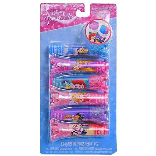 Princess 6pk Lip Balm with Crown Topper