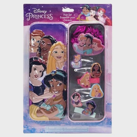 Princess Hair Accessories in Tin on Card