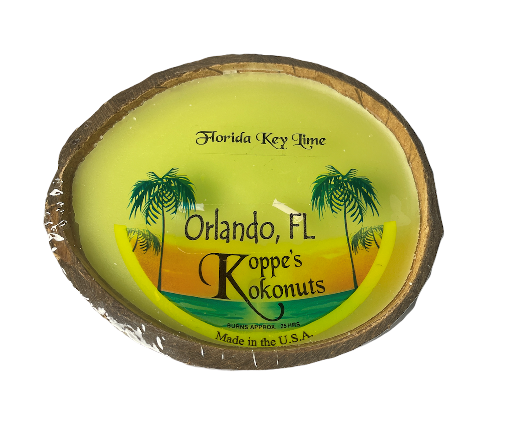 Scented Coconut Shell Candles