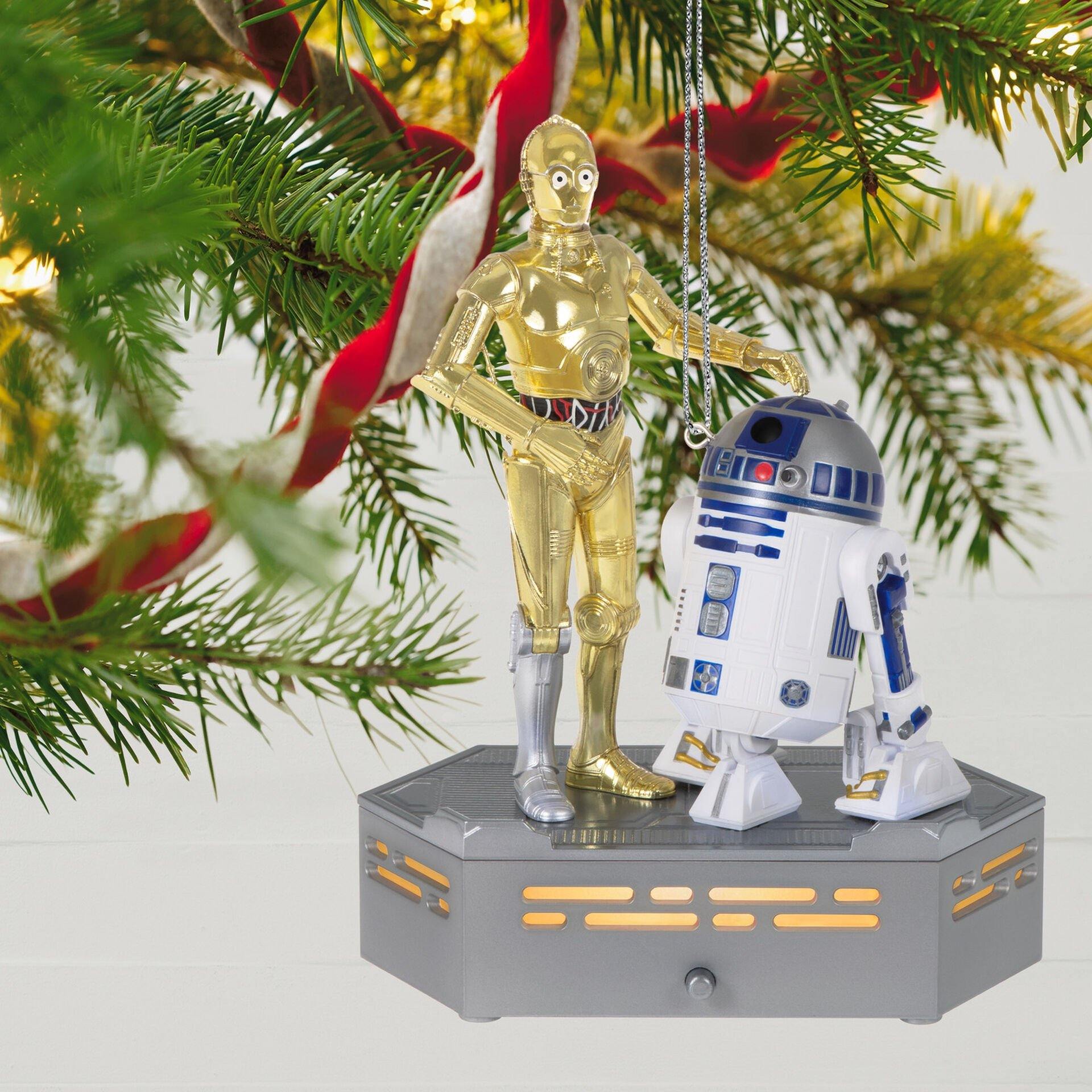 Star Wars: A New Hope™ Collection C-3PO™ and R2-D2™ Ornament With Light and Sound
