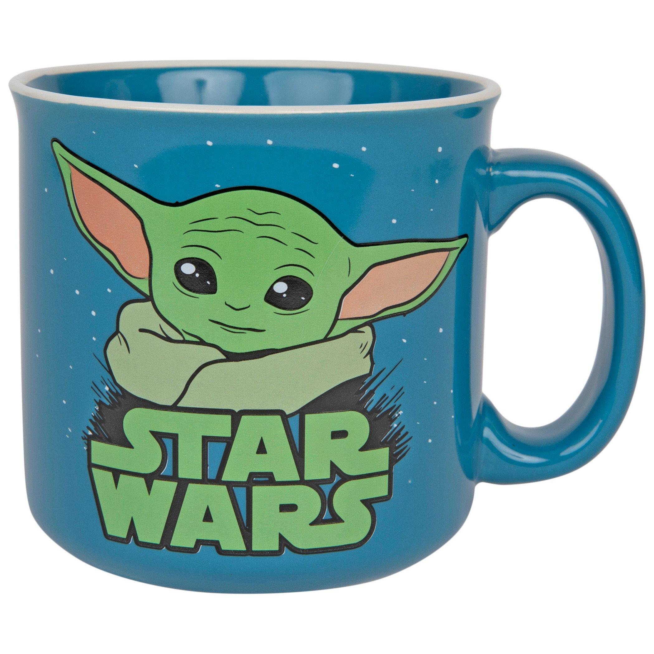 Star Wars Baby Yoda The Child Blue 20 Oz Coffee Mug