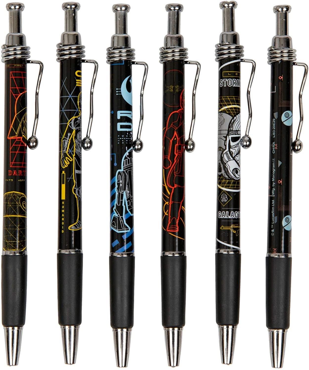 Star Wars Jazz Pens - Pack of 6 Pens
