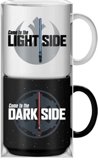 Star Wars Light & Dark Side 2pk 13oz Ceramic Stacking Mug