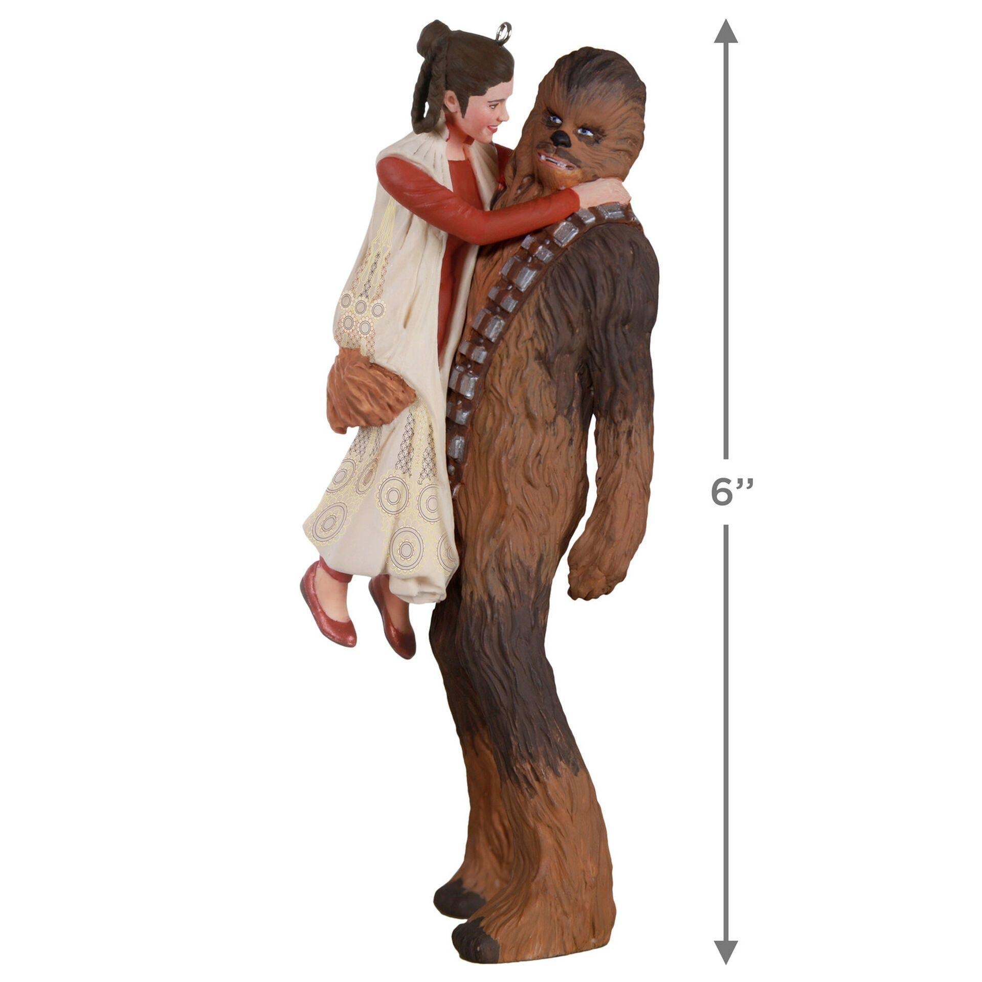 Star Wars: The Empire Strikes Back Princess Lei And Chewbacca  Ornament