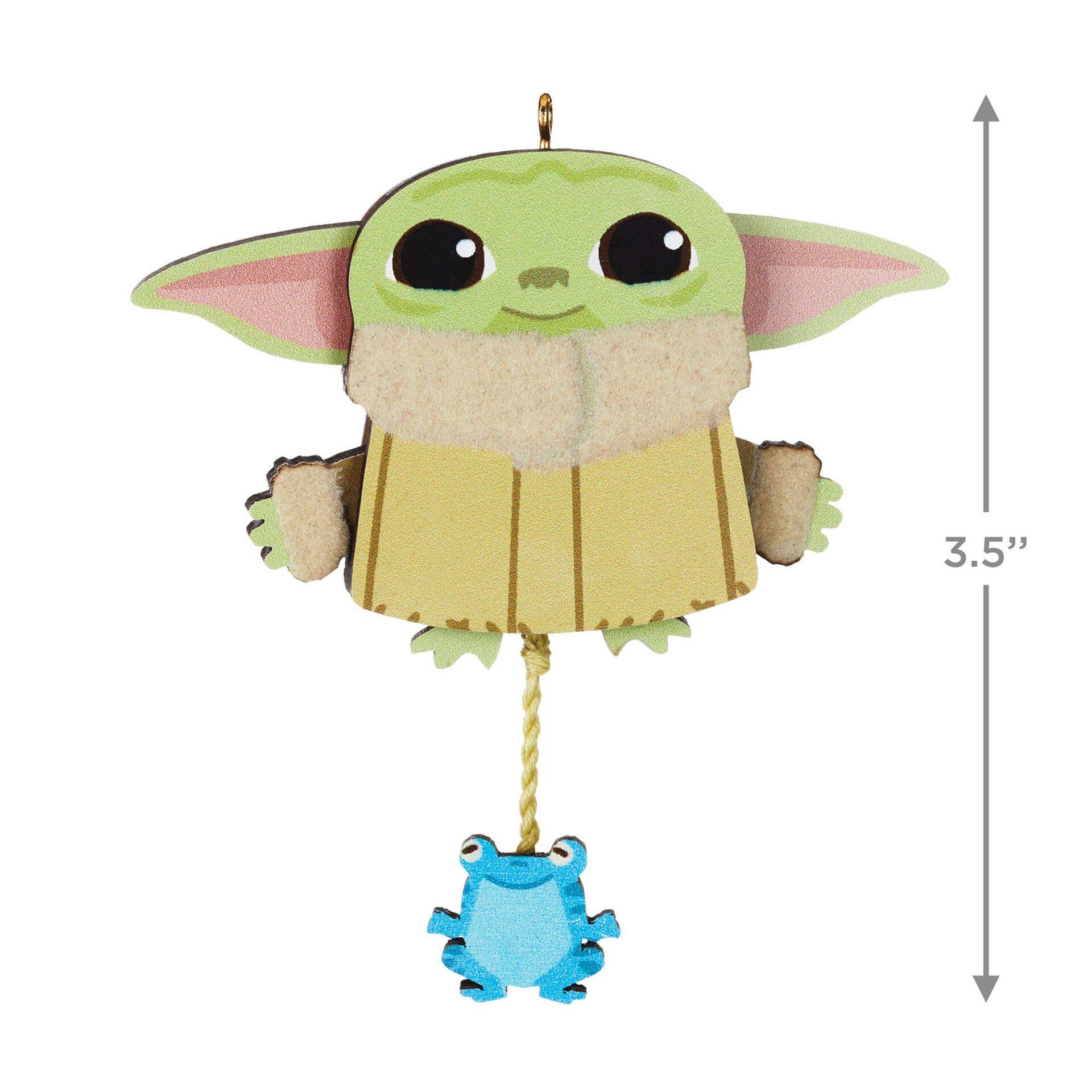 Star Wars: The Mandalorian Bouncing Bounty Pull-String Wood Ornament