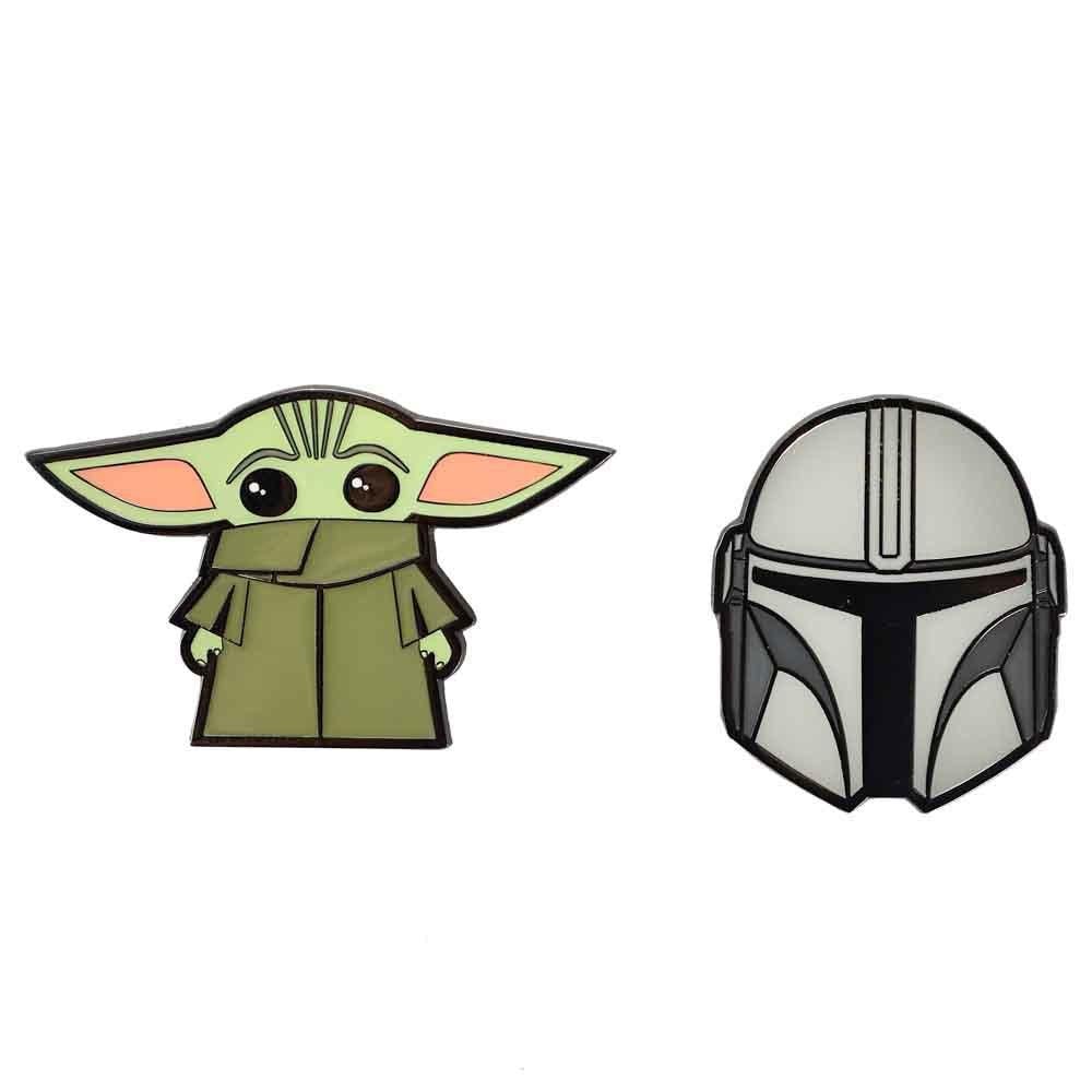 Star Wars The Mandalorian Grogu Lapel Pins & Lanyard Box Set