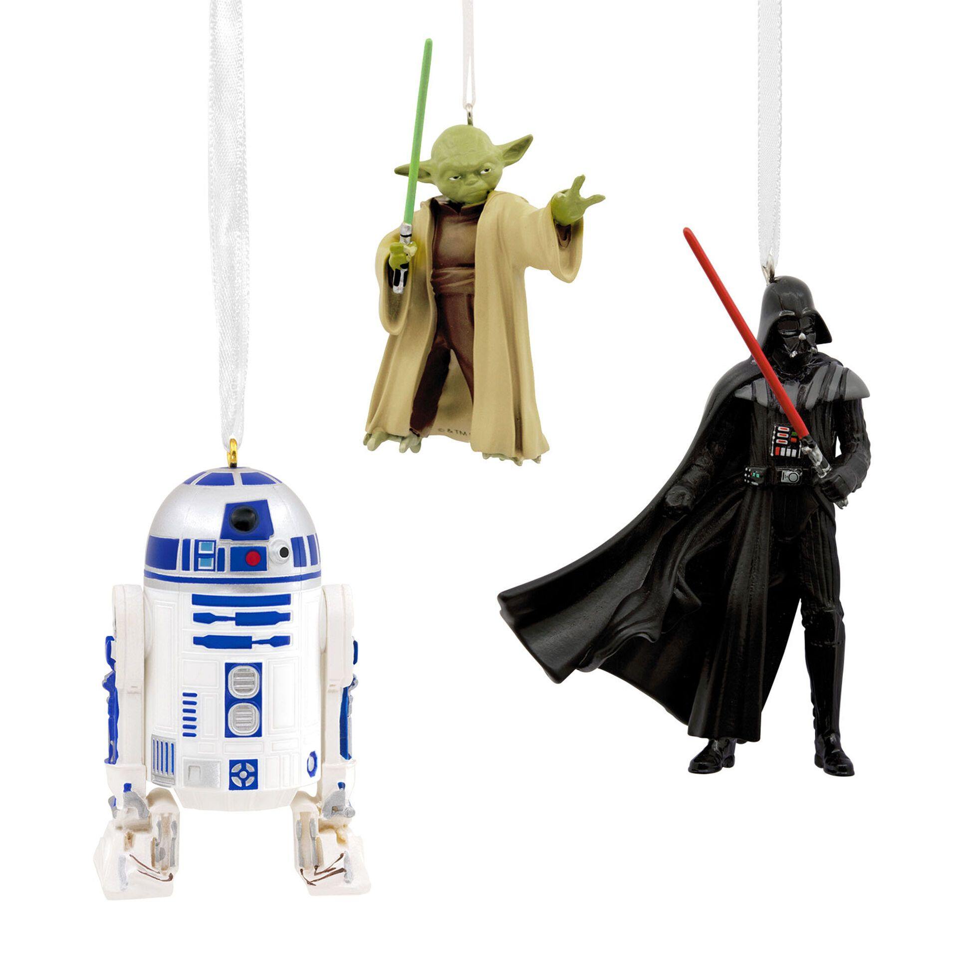 Star Wars™ Darth Vader™, R2-D2¢ And Yoda™ Hallmark Ornaments, Set Of 3