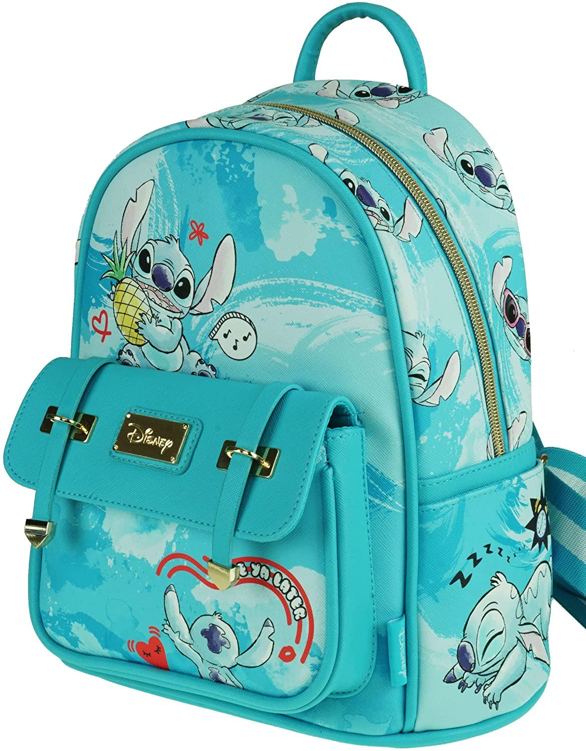 Stitch 11" Vegan Leather Mini Backpack
