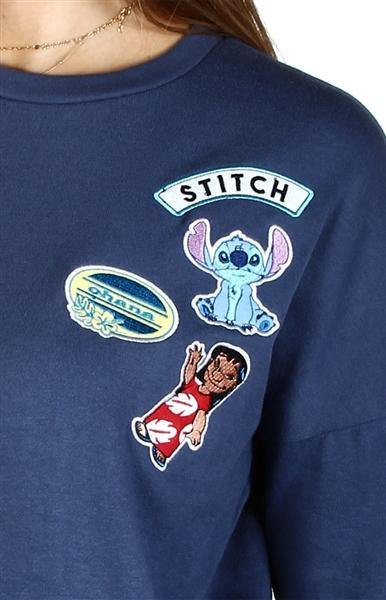 Stitch Crew Neck Sweatshirt