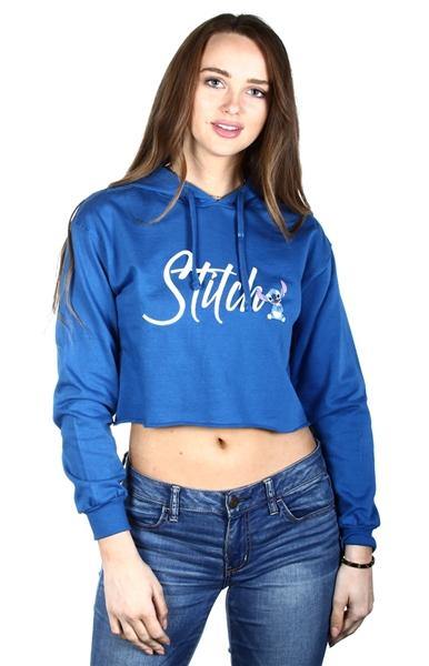 Stitch Junior Ladies Hooded Sweatshirt