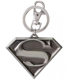 Superman Logo Pewter Key Chain