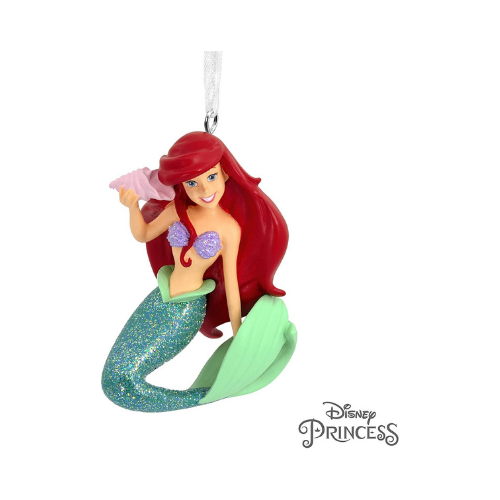 The Little Mermaid Ariel With Seashell Ornament