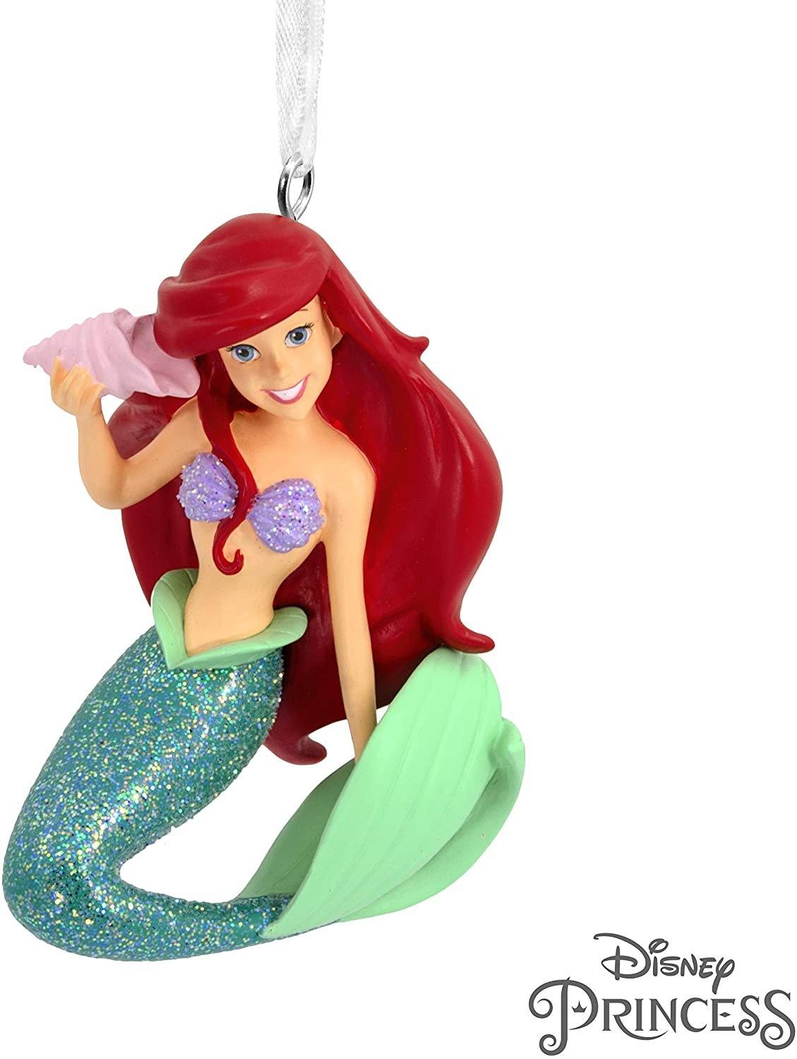 The Little Mermaid Ariel With Seashell Ornament