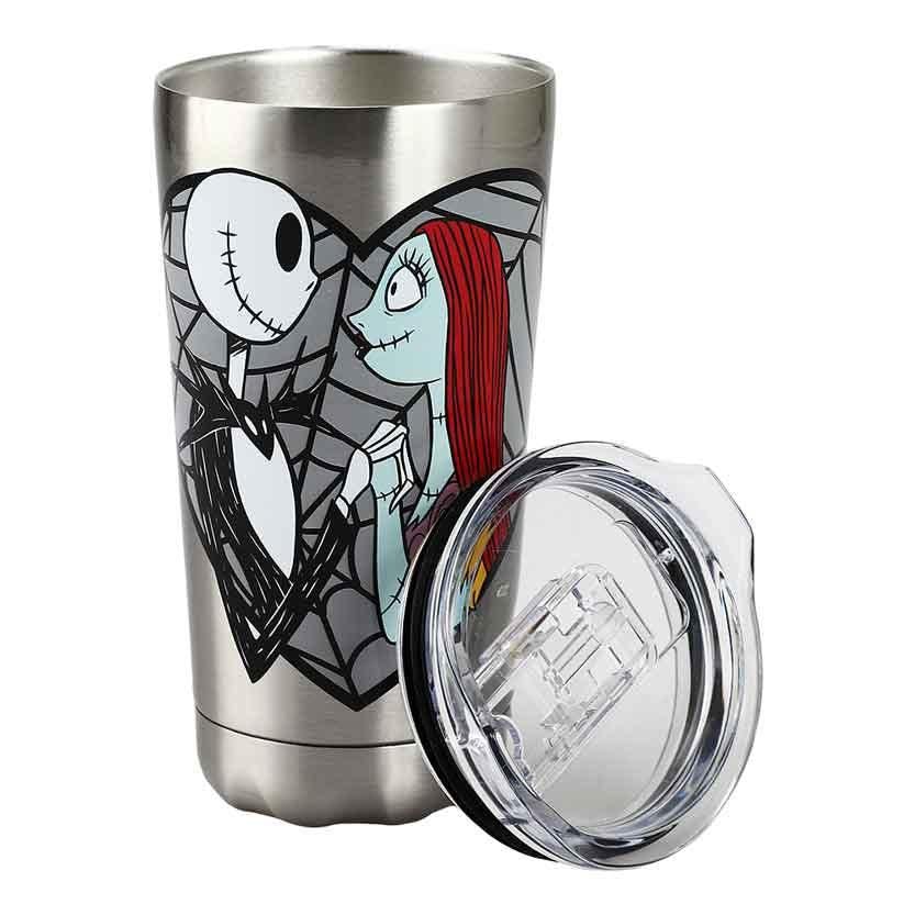 The Nightmare Before Christmas Jack & Sally 20 Oz. Stainless Steel Tumbler