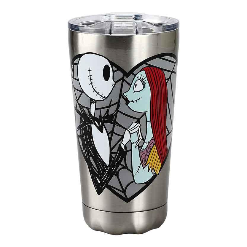 The Nightmare Before Christmas Jack & Sally 20 Oz. Stainless Steel Tumbler