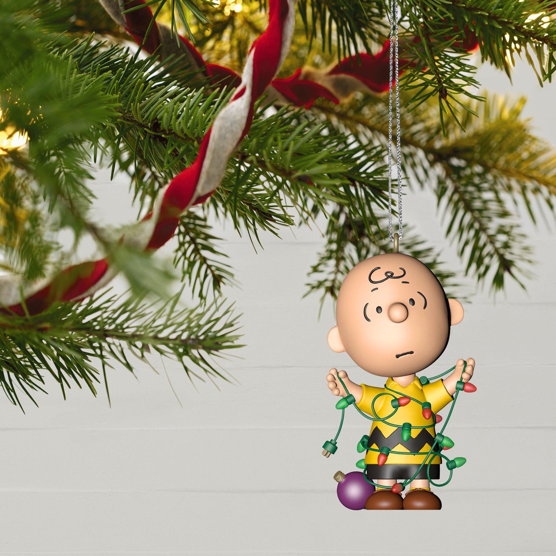 The Peanuts® Gang Charlie Brown All Tangled Up Ornament