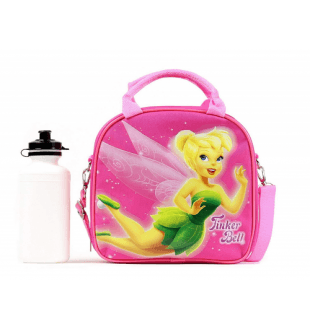 Tinker Bell Pink Lunch Box with Water Bottle