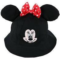 Toddler Minnie Bucket Hat, Black