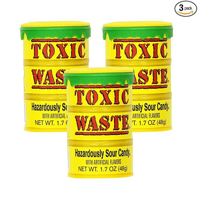 Toxic Waste Original Yellow Drum Sour Candy