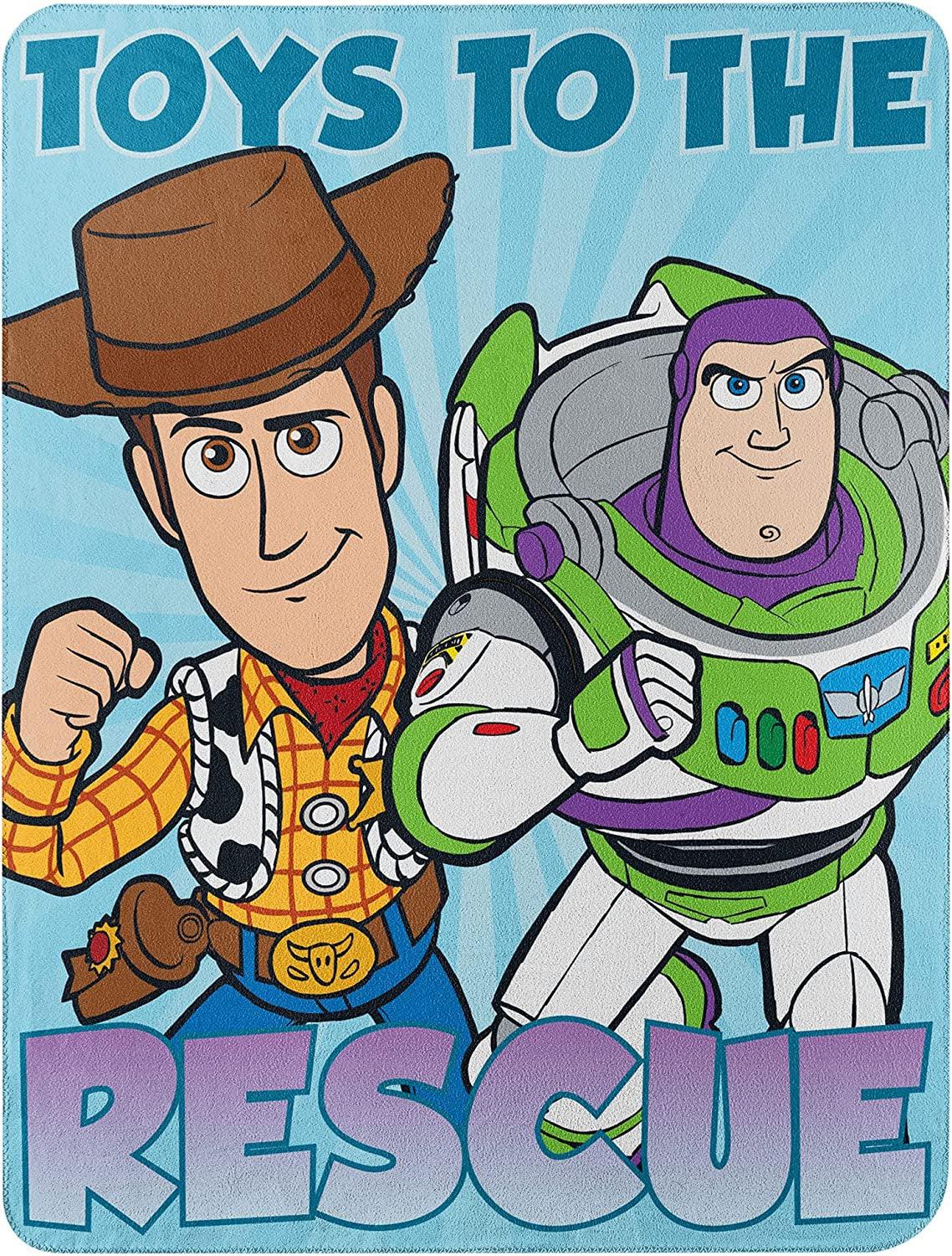 Toy Story 3 Rescue Friends Fleece Throw 46" x 60"