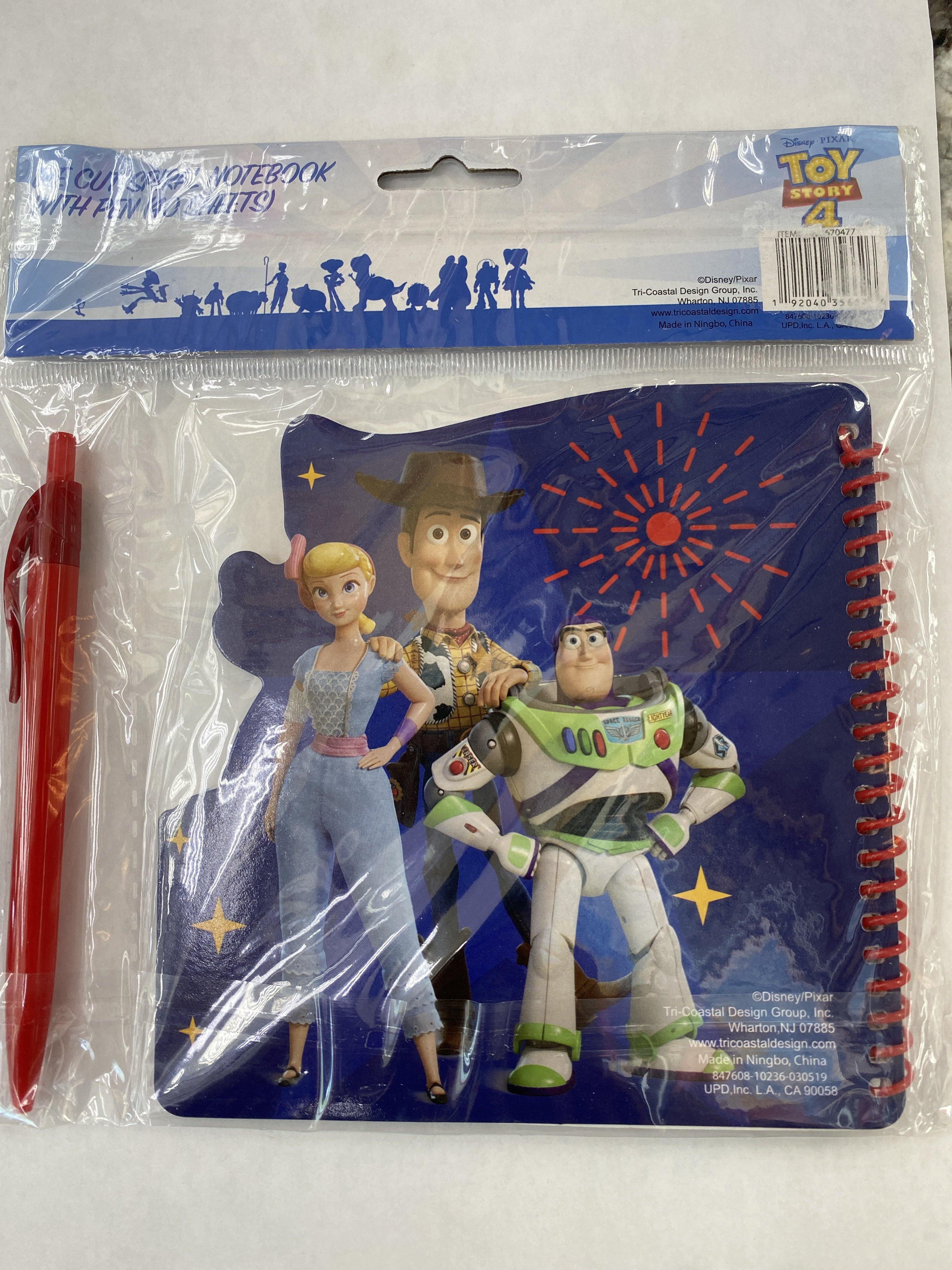 TOY STORY 4 SPIRAL NOTEBOOK WITH RED PEN