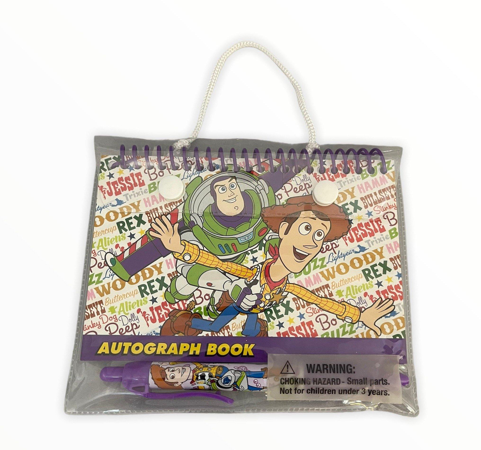 Toy Story Woody And Buzz Autograph Book With Pen