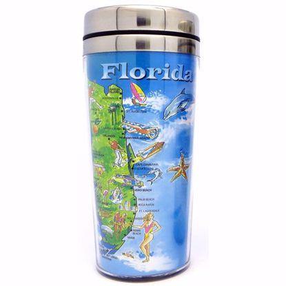 Travel Mug Florida State Map