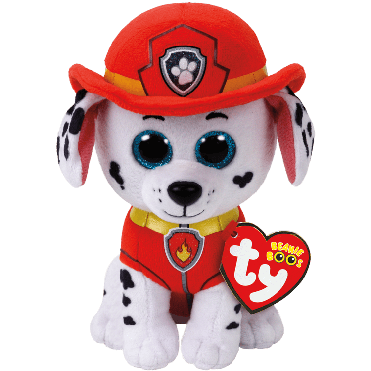Ty Beanie Baby- Marshal the Dalmation Paw Patrol- Reg 6" NWT!