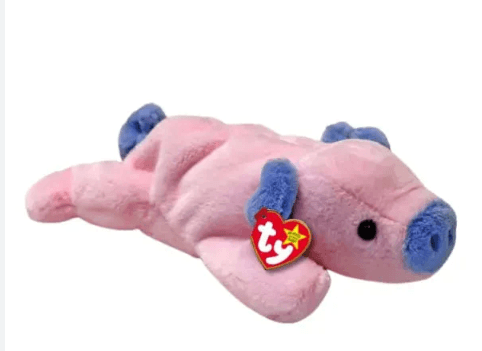 TY Beanie Baby-Squealer I The Pink Pig