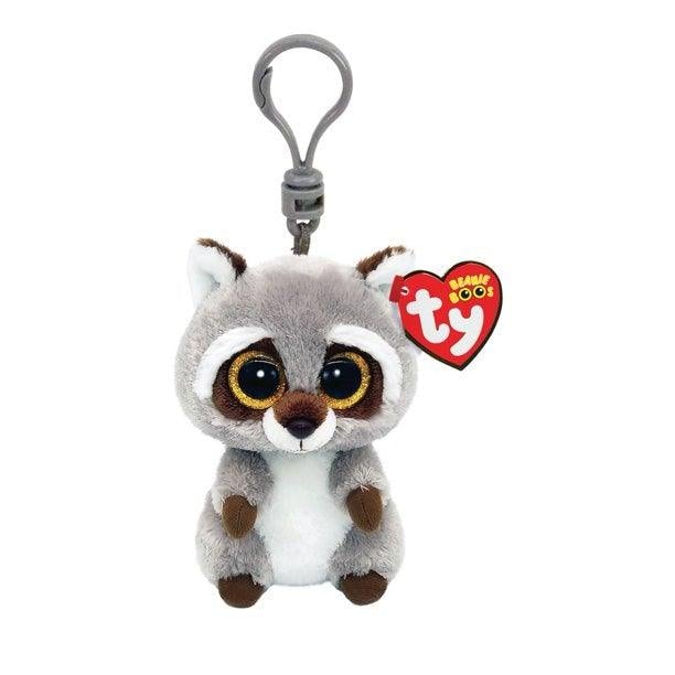 TY Beanie Boos - Oakie the Raccoon Key Clip