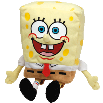 TY Beanie Buddy Spongebob Squarepants Large Plush