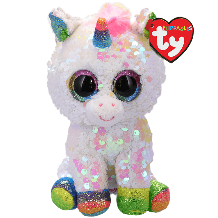 TY Flippables Pixy Unicorn Plush 10"