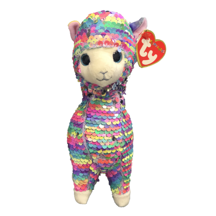 Ty Flippables Sequin Plush - Lola The Llama (Regular Size - 6 Inch)