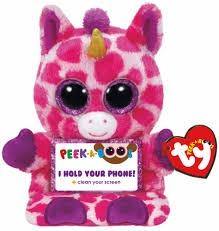 Ty Uni The Unicorn Peek-A-Boo Phone Holder New With Tags!
