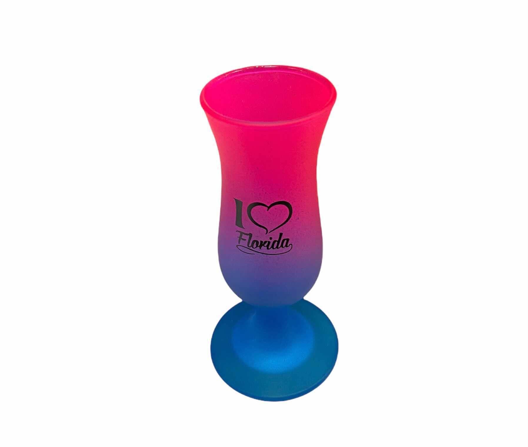 Tye Dye Neon Hurricane Shot Glass