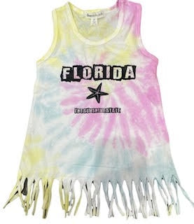 Tie Dye Sunshine State Sweet Confetti  Tee 2 For 20