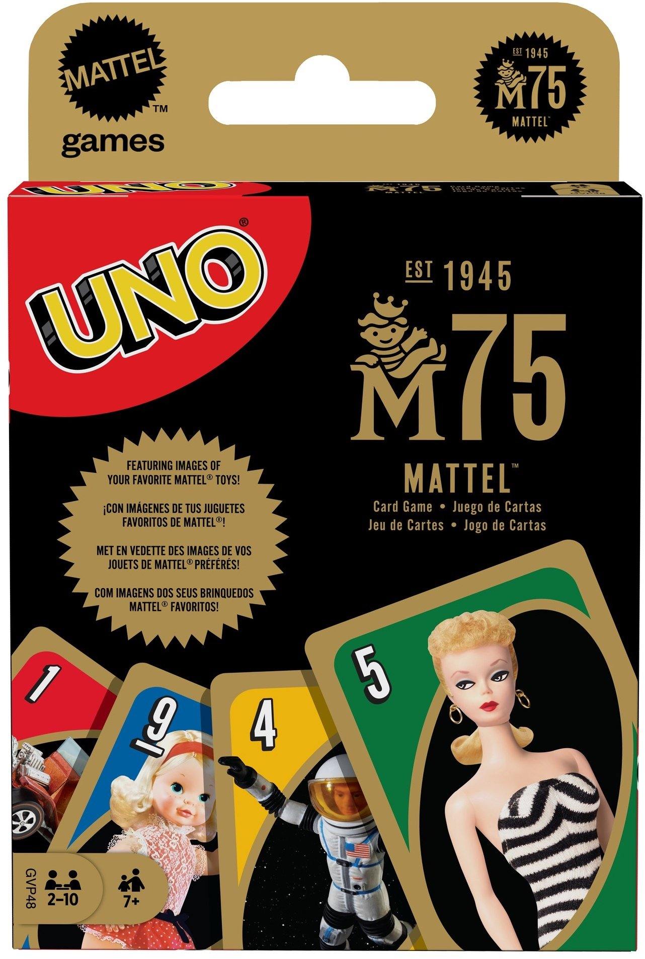 Uno Mattel 75th Anniversary Card