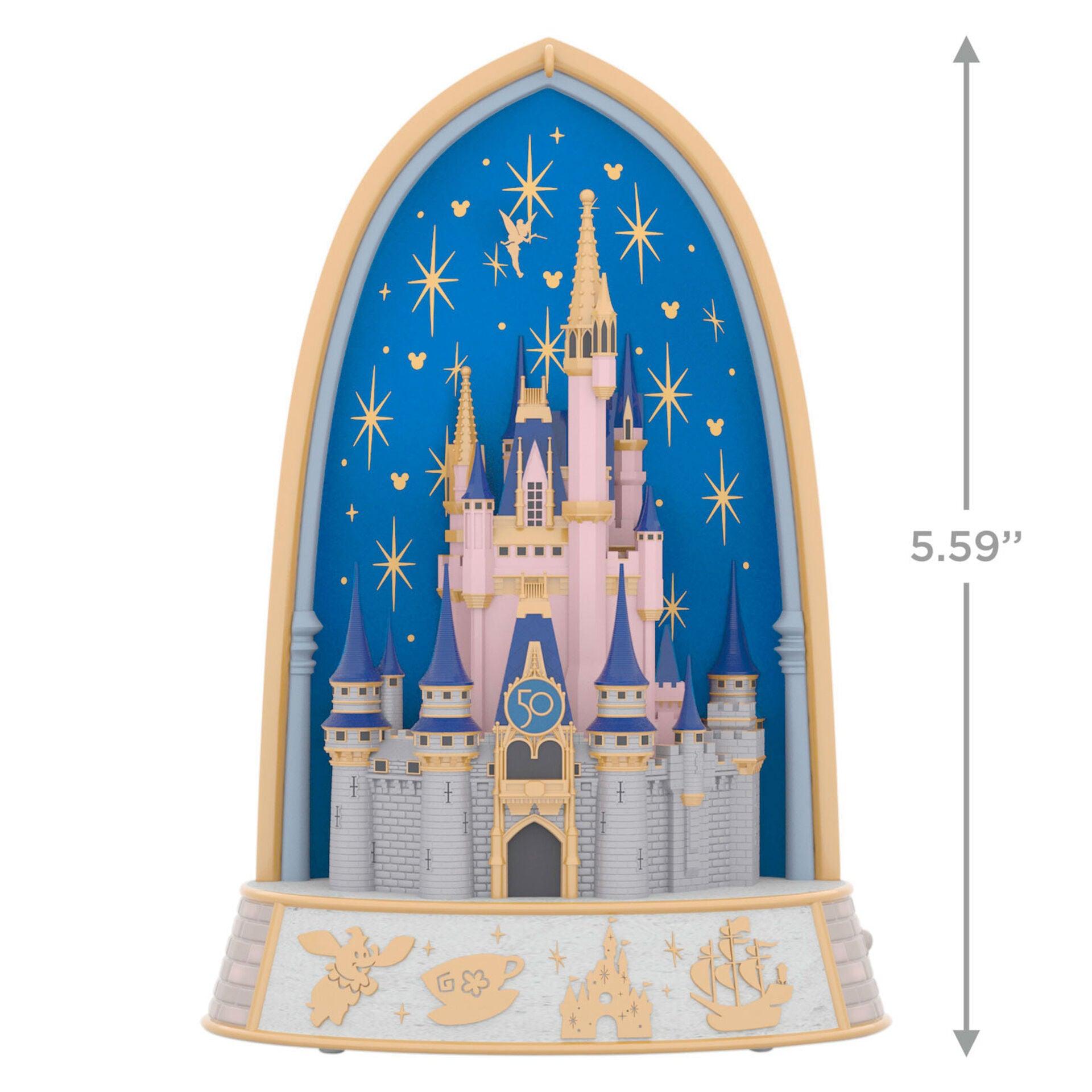 Walt Disney World The World's Most Magical Celebration 50th Anniversary Musical Ornament With Light