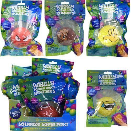 Wibbly 3" Emoti Squish Buddies with LED