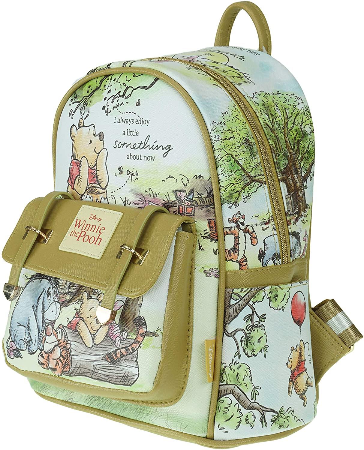 Winnie The Pooh 11" Vegan Leather Mini Backpack