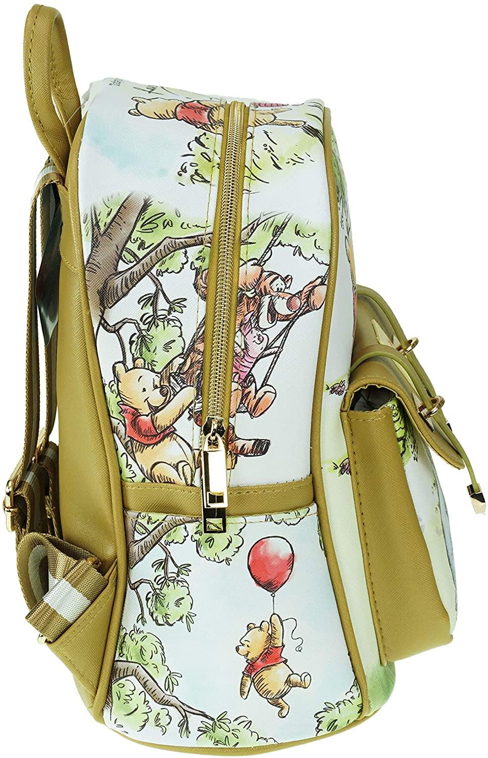 Winnie The Pooh 11" Vegan Leather Mini Backpack