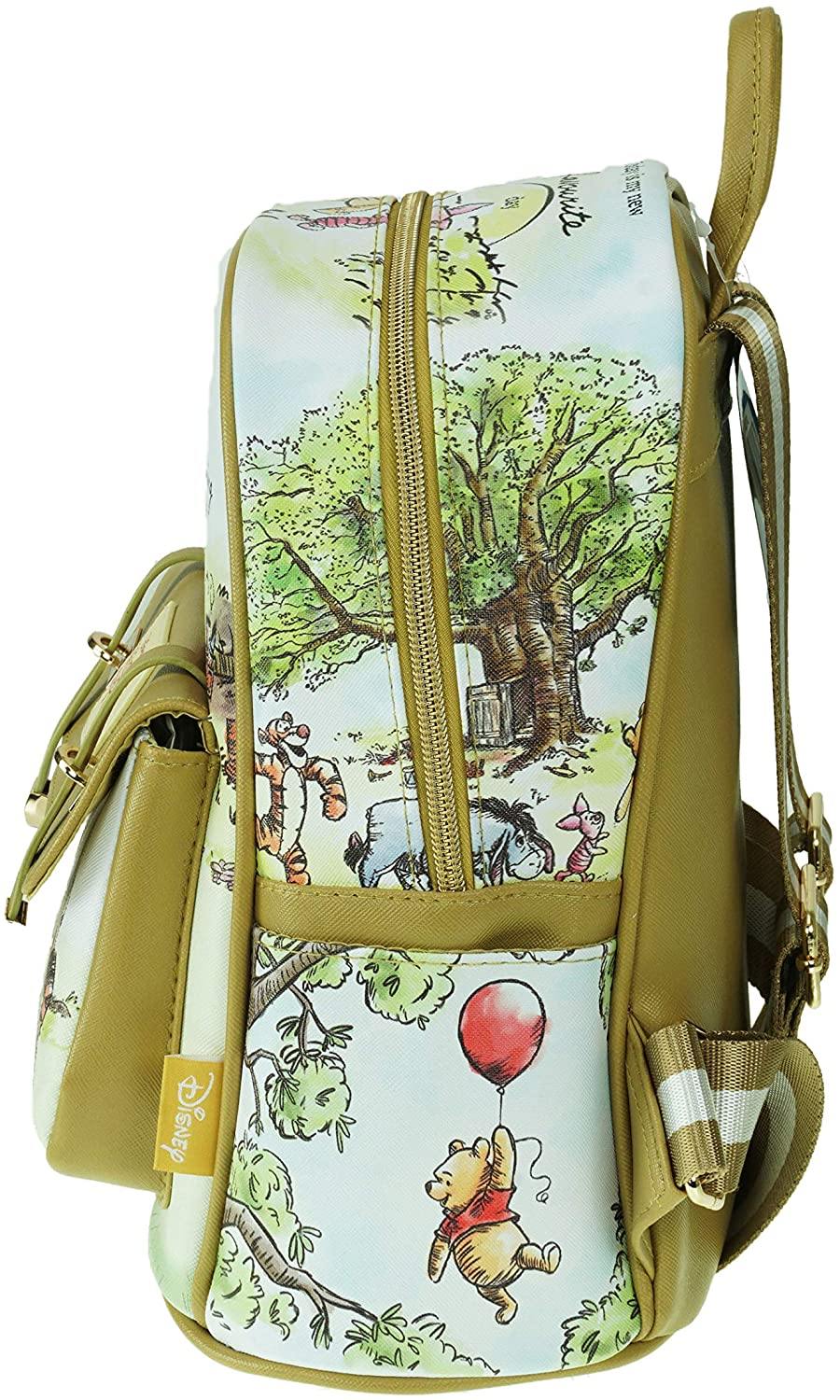 Winnie The Pooh 11" Vegan Leather Mini Backpack