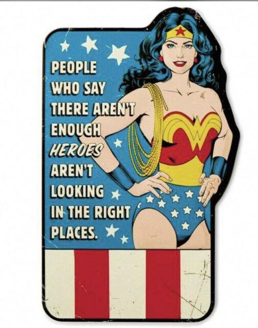 Wonder Woman Metal Sign