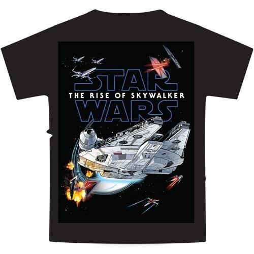 Youth T Shirt Star Wars Battle The Rise of Skywalker Tee, Black